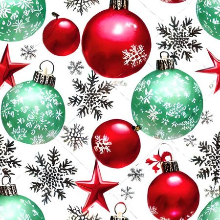 Festive Baubles & Snowflakes