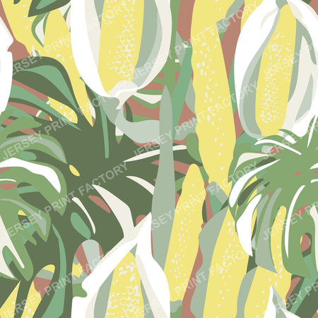 Monstera Deliciosa Floral in Cork Sand