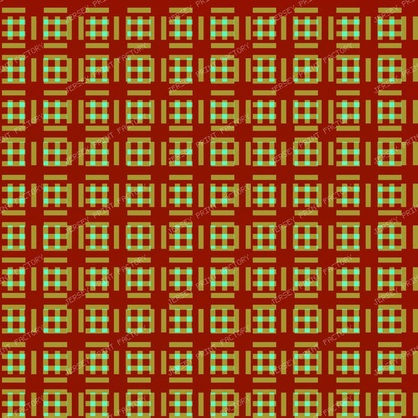 Brown And Green Small Plaid