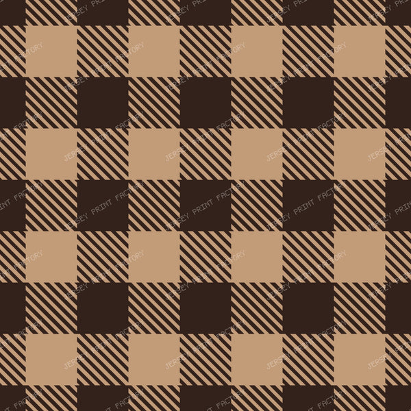 Gingham Red and Black — Gingham Brown and Beige