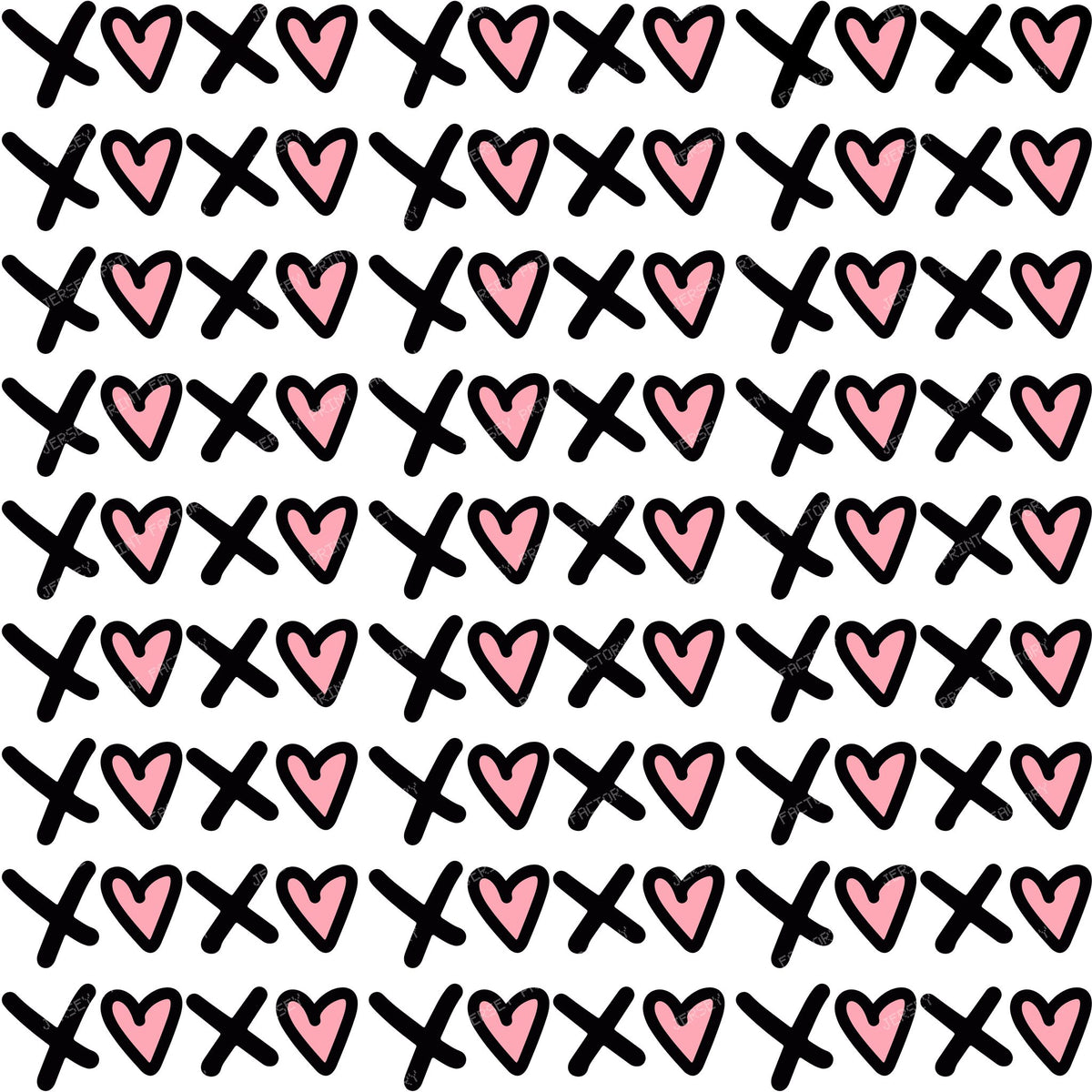 XOXO With Hearts 2