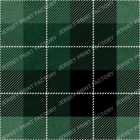 Black And Green Buffalo Plaid