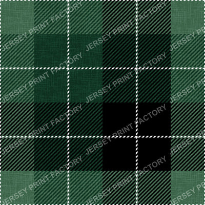 Black And Green Buffalo Plaid