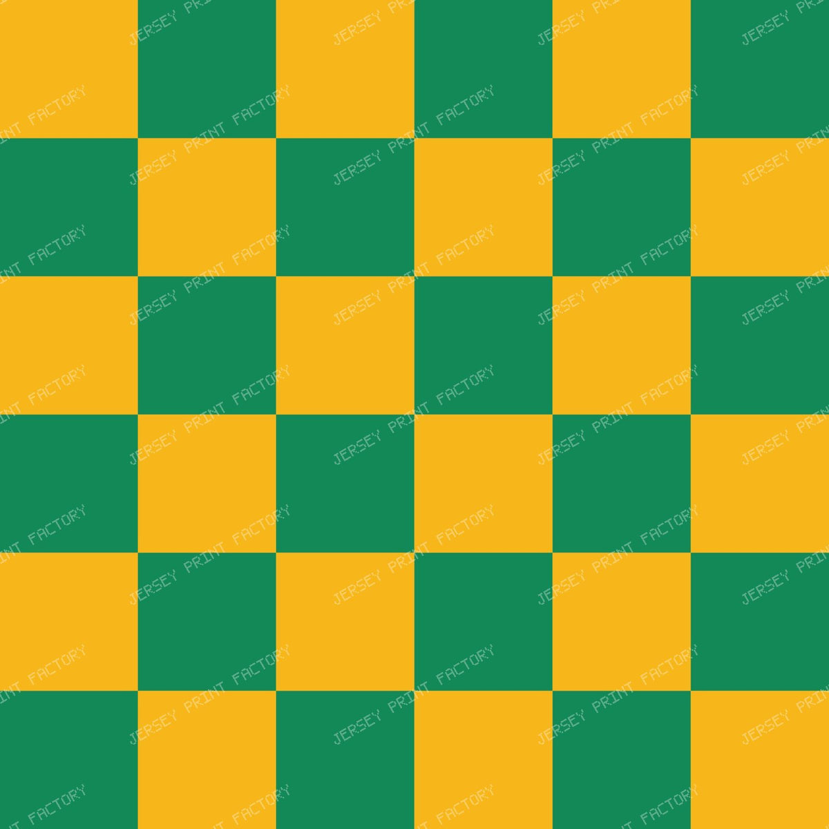Green Squares, Navy Blue Squares, Checkered Pattern — Yellow and Green