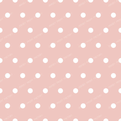 Polka Dots  Soft Amber And White — Bermuda Pink