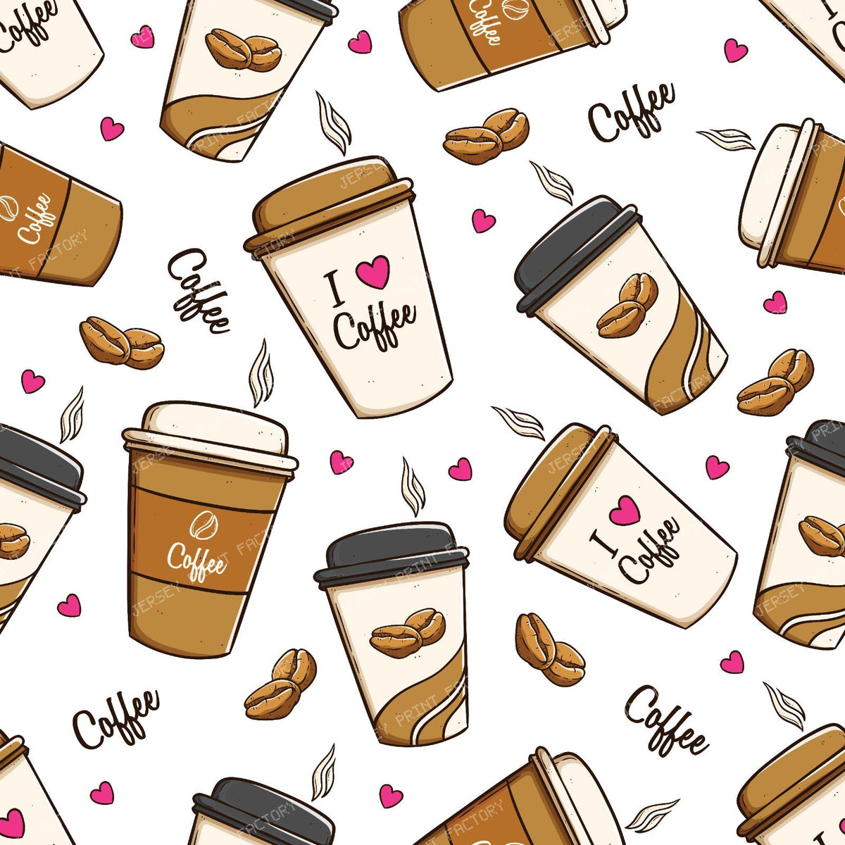 Coffee Cups, Coffee Beans, Coffee Lover, Hearts