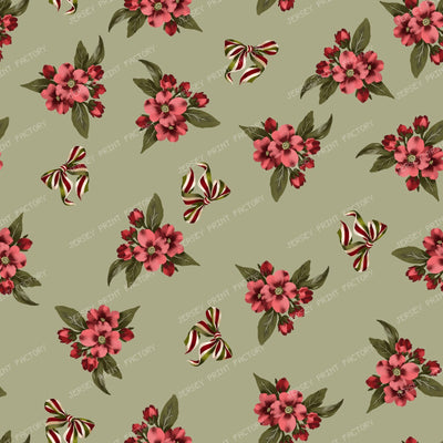 Bows Floral Pattern