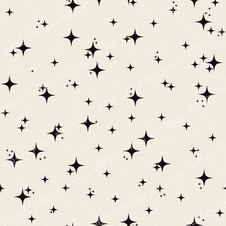 Tiny tossed boho stars ditsy print