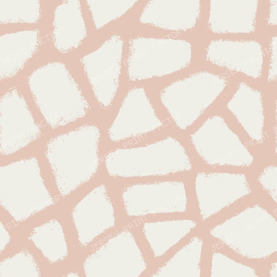 Abstract Animal Print in Organic Modern — Blush Pink