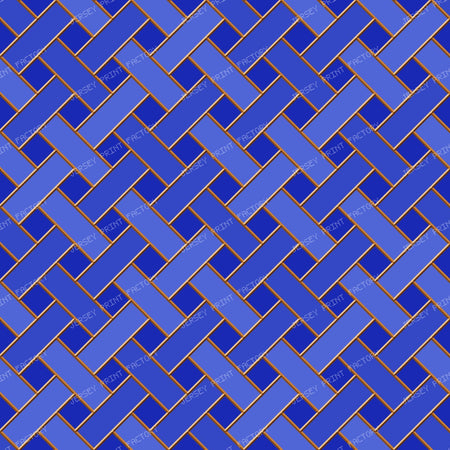 Bronze Stained Glass Weave — Baby Boy Blue