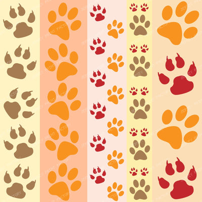 Pattern Of Paws, Dog Paws, Stripes, Animal Paws