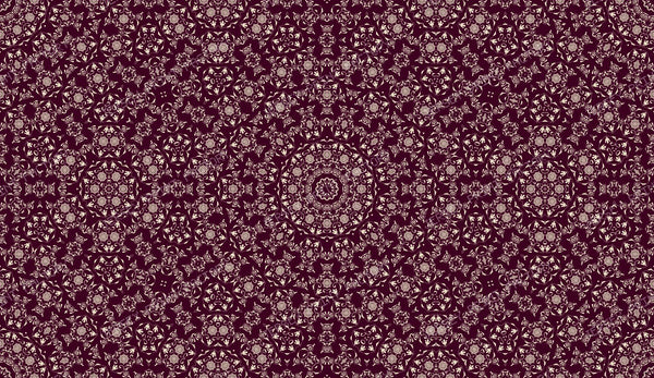 Wine Damask Medallion