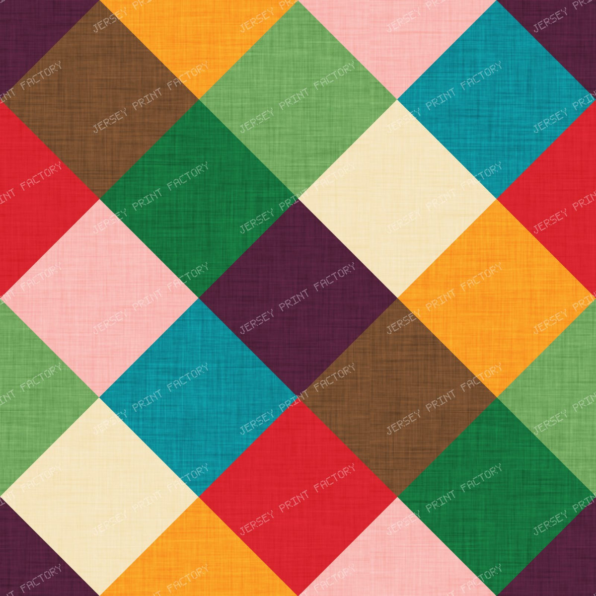Retro Diamond Tile  Emerald Berry