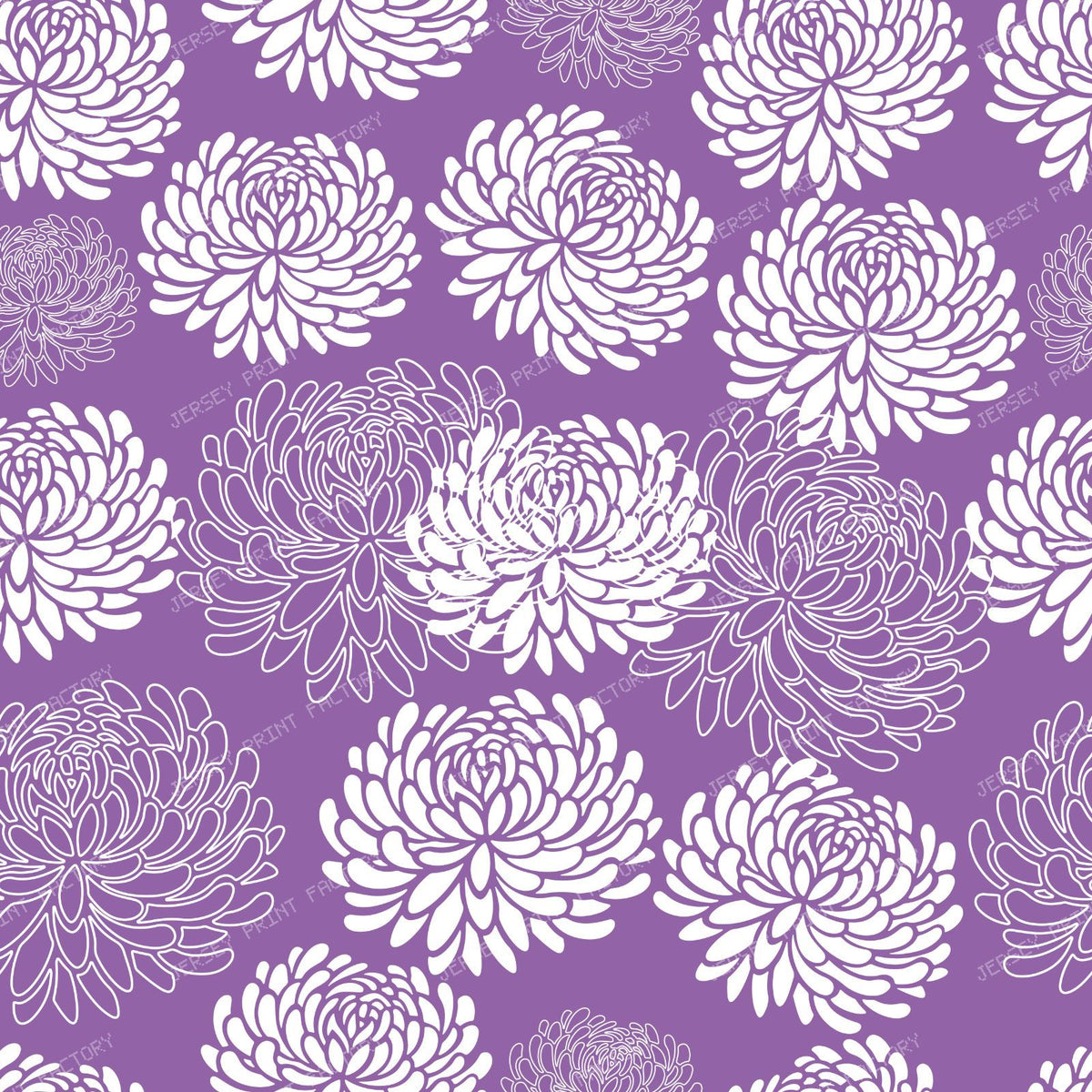 Blue Dahlia, White Dahlia, Pattern Of Flowers — Purple 2