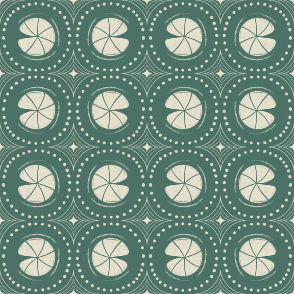 Lily Pad Geometry Green