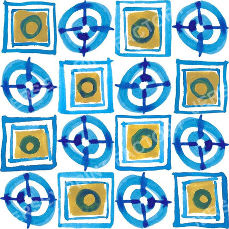 Siciliano - Cerchio Quadrato   Jersey Print