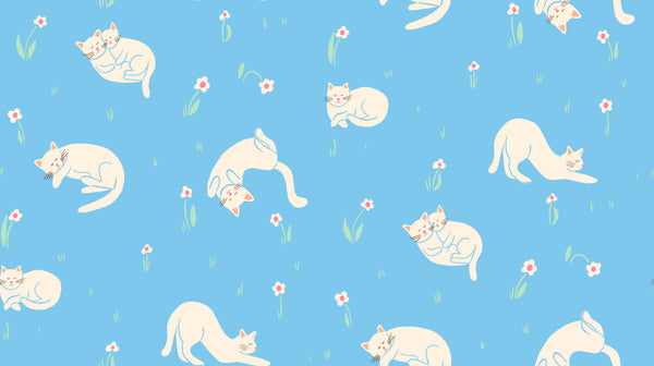 Playful Garden Cats