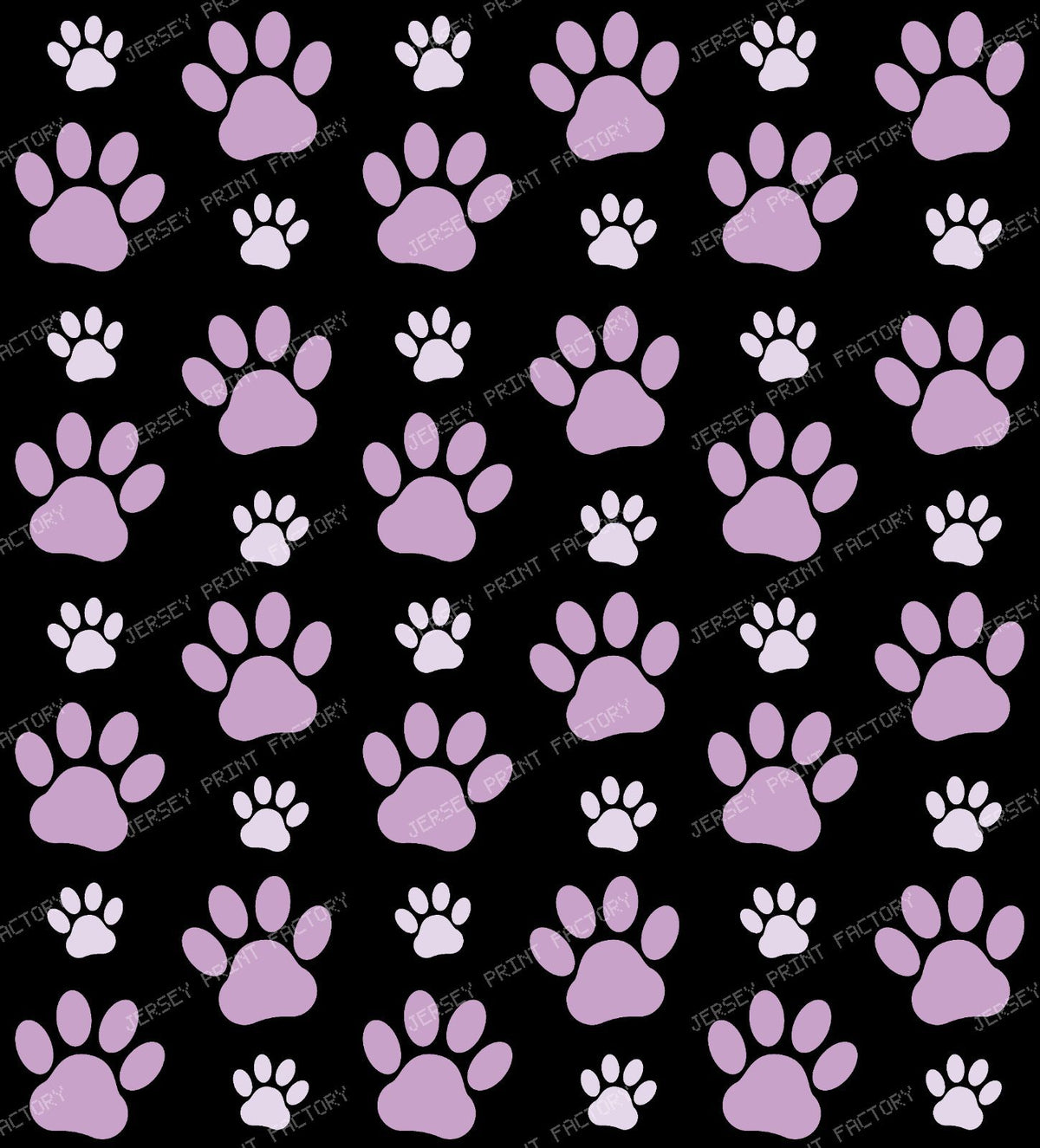 Colorful Paws, Paw Pattern, Dog Paws, Paw Prints — Purple