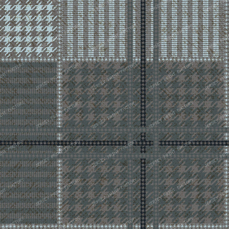 Modern Houndstooth Check — Slate Blue