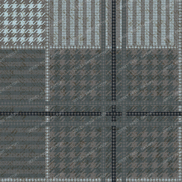 Modern Houndstooth Check — Slate Blue