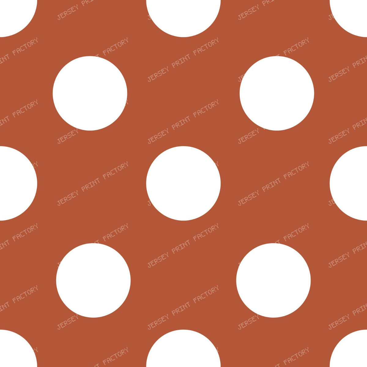 Large fall polka dots red and white