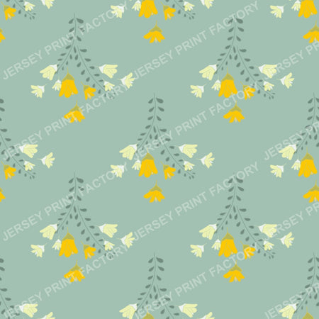 Dainty Yellow Wildflower Bouquets — Sage green