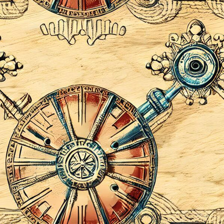 Antique Steampunk Chrono Mechanism