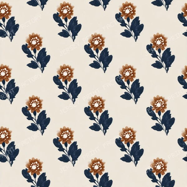 Small Floral Print Blocks