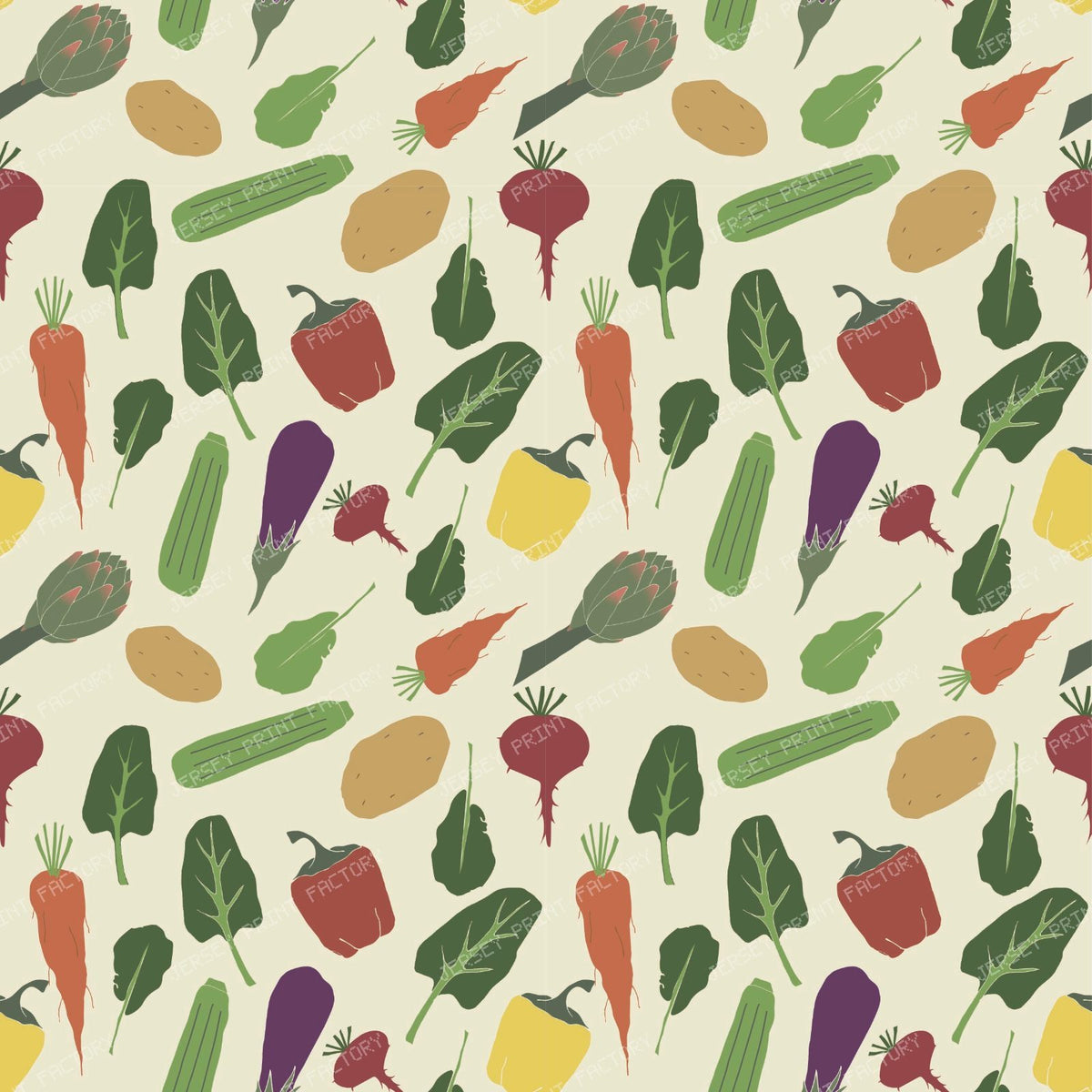 Farmer Market Veggies Multicolor