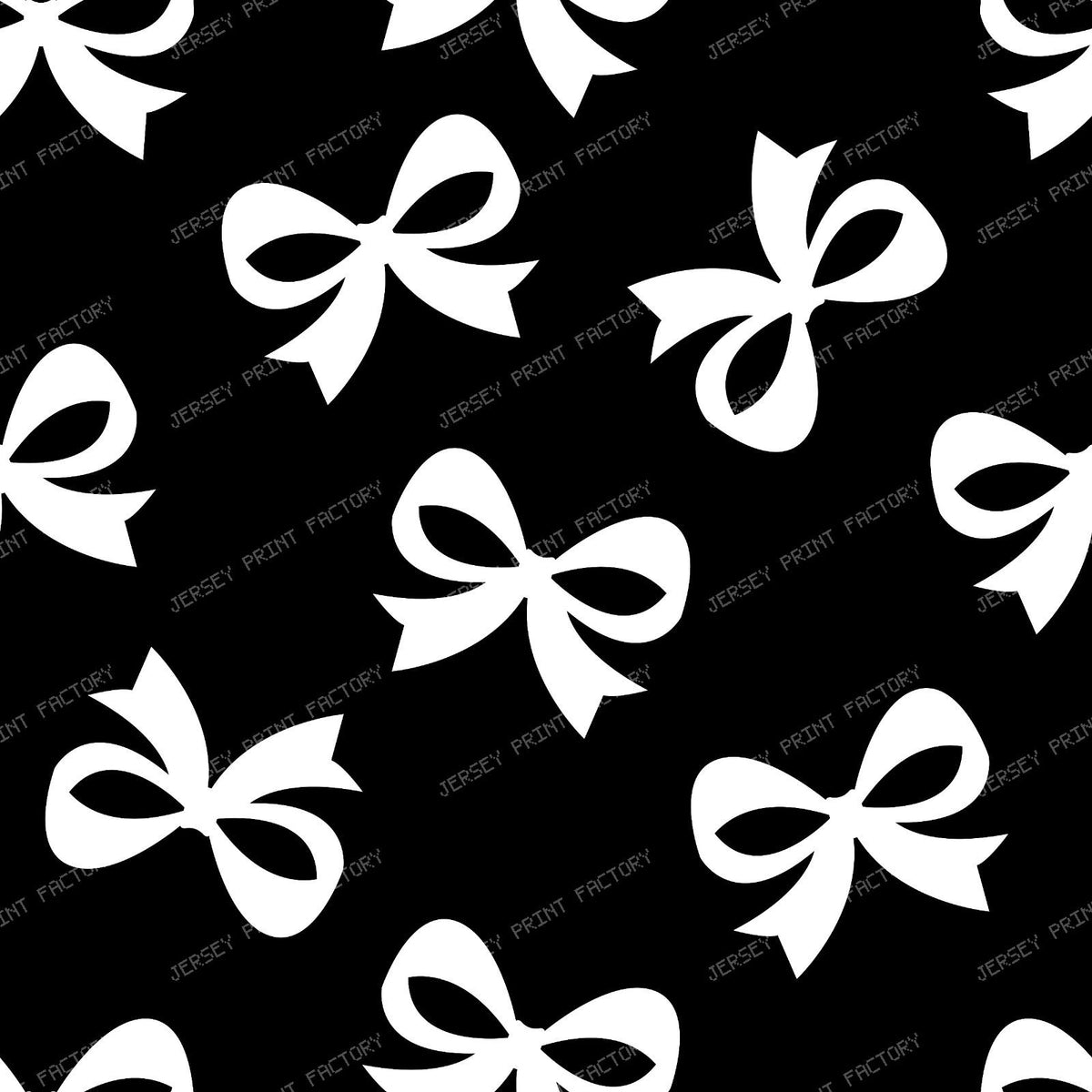 Bow Pattern, Coquette Bow, Ribbon Bow, Cute Bow, White Bow, Black