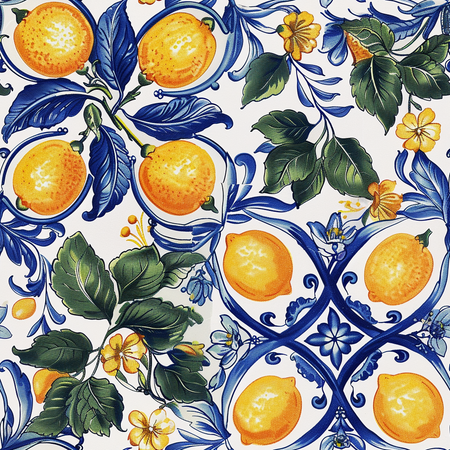 Sicilian Lemon Tiles No. 40