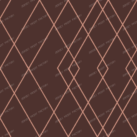 Art Deco Dimond Windowpane Geometric in Burgundy and Blush