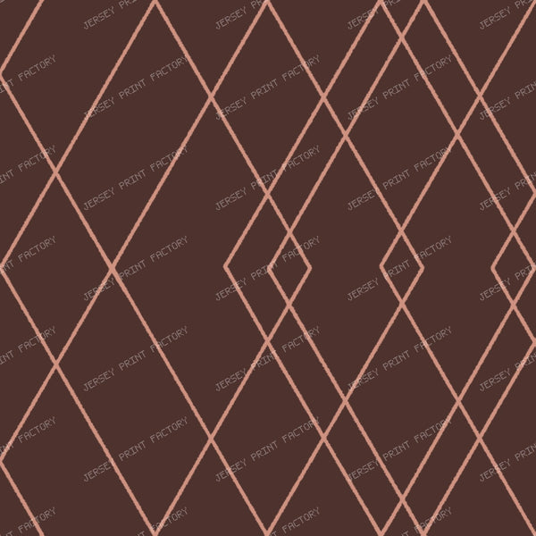 Art Deco Dimond Windowpane Geometric in Burgundy and Blush