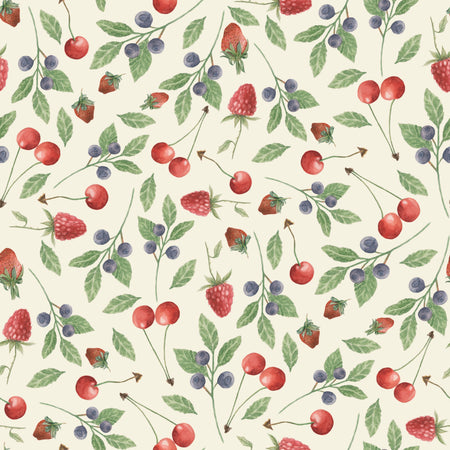 Cream and Red Berry for Cottagecore Soft Style