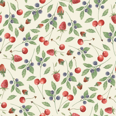 Cream and Red Berry for Cottagecore Soft Style