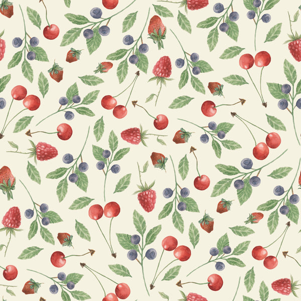 Cream and Red Berry for Cottagecore Soft Style