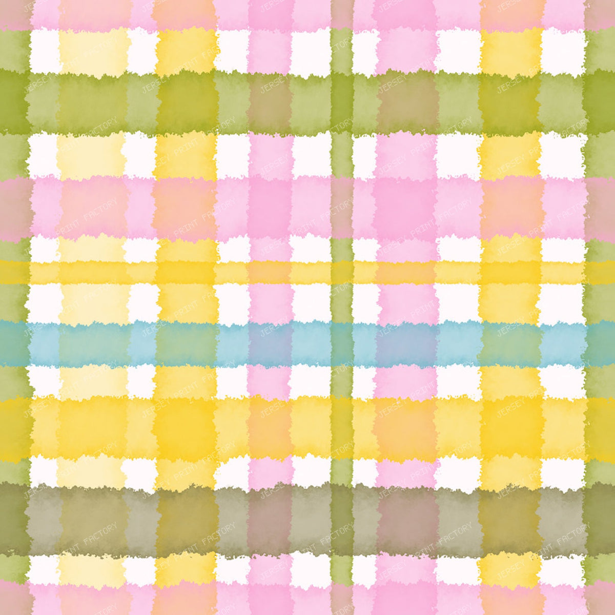 Summery Watercolour Tartan