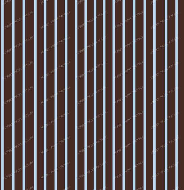 Baby Blue Thin Stripes on Brown