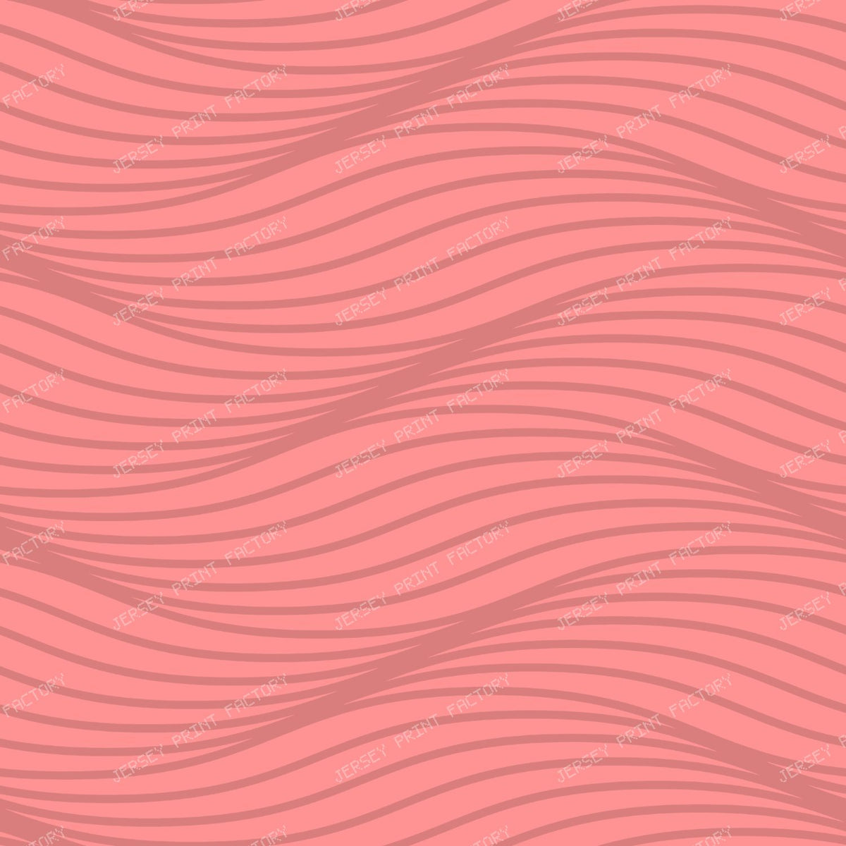 Rippled Flowing Billowy Subtle Wave - Salmon Pink