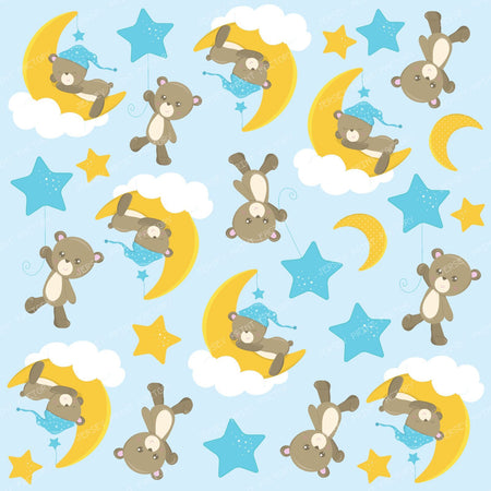 Pattern Of Bears, Cute Bears, Teddy Bears, Stars