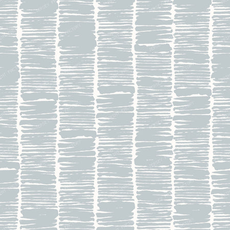 Perry - Vertical Texture Stripes  - Dusky Blue