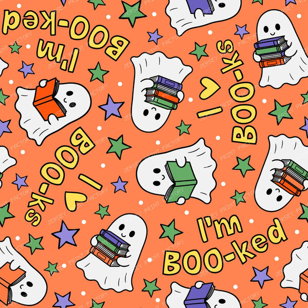 Love BOOks Bookish Book Reading Ghosts In Orange