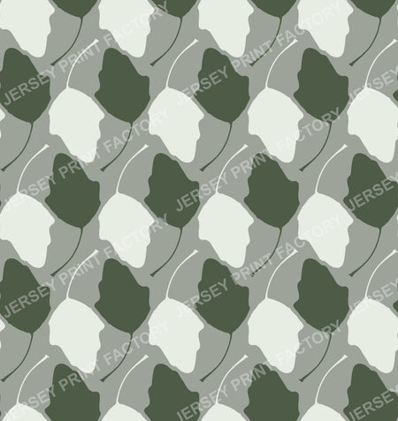 Botanical Leaf Silhouette - Muted Green
