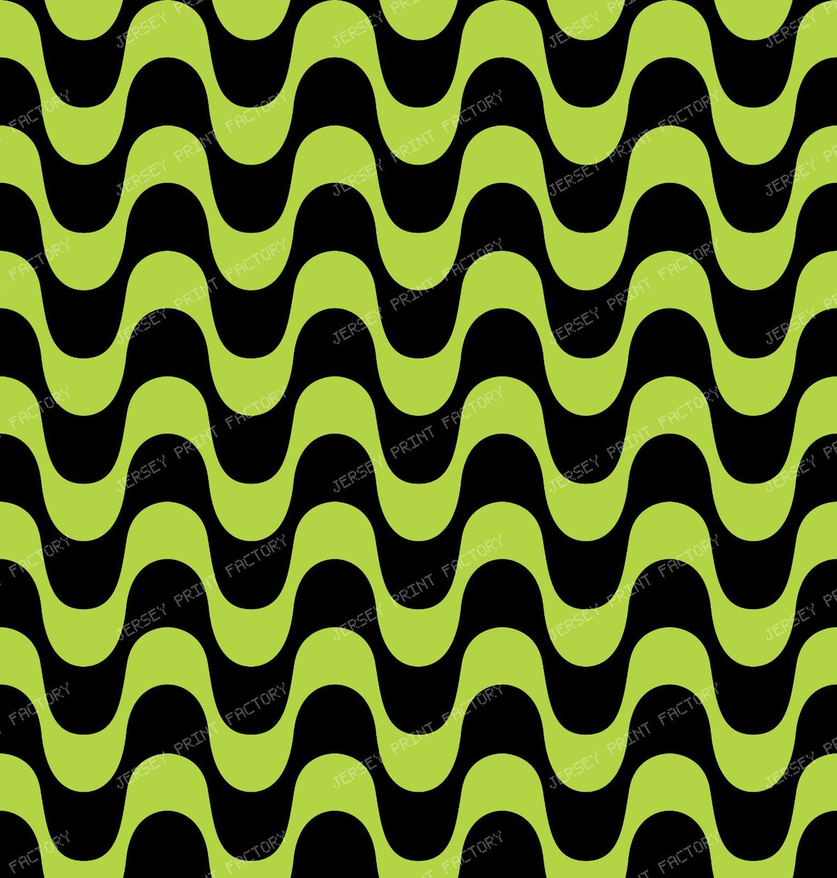 Black and White Copacabana Pattern, Copacabana Sidewalk, Beach Pattern — Green 3