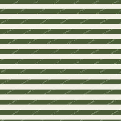 Bateau Stripes in Cream and Olive Green