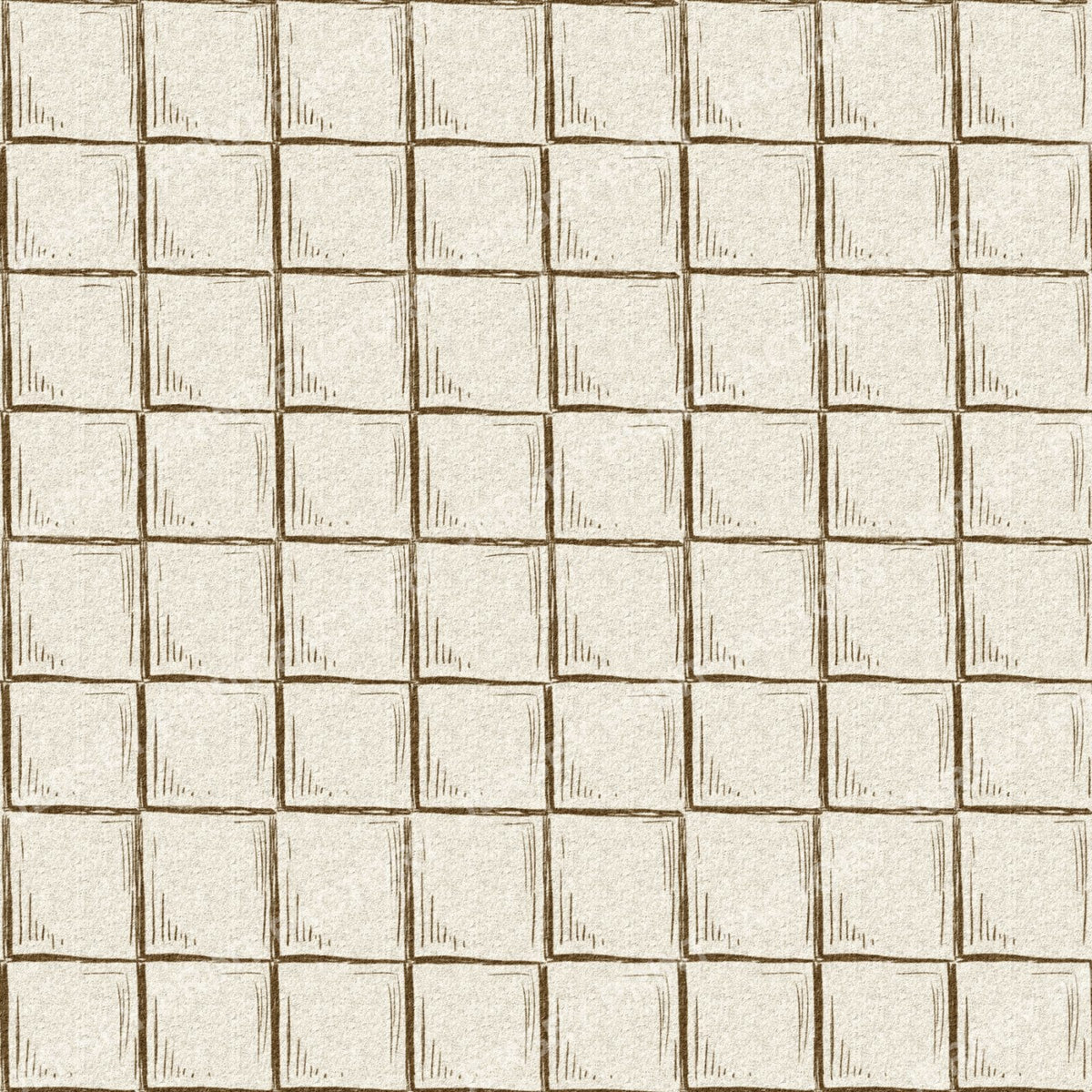 Woven Grid - Vintage Natural BG