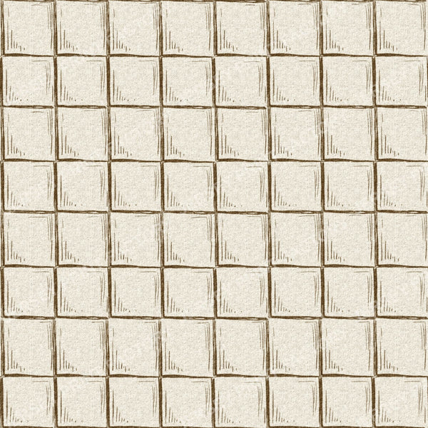 Woven Grid - Vintage Natural BG