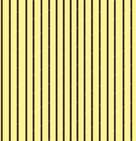 Brown Thin Stripes on Butter Yellow