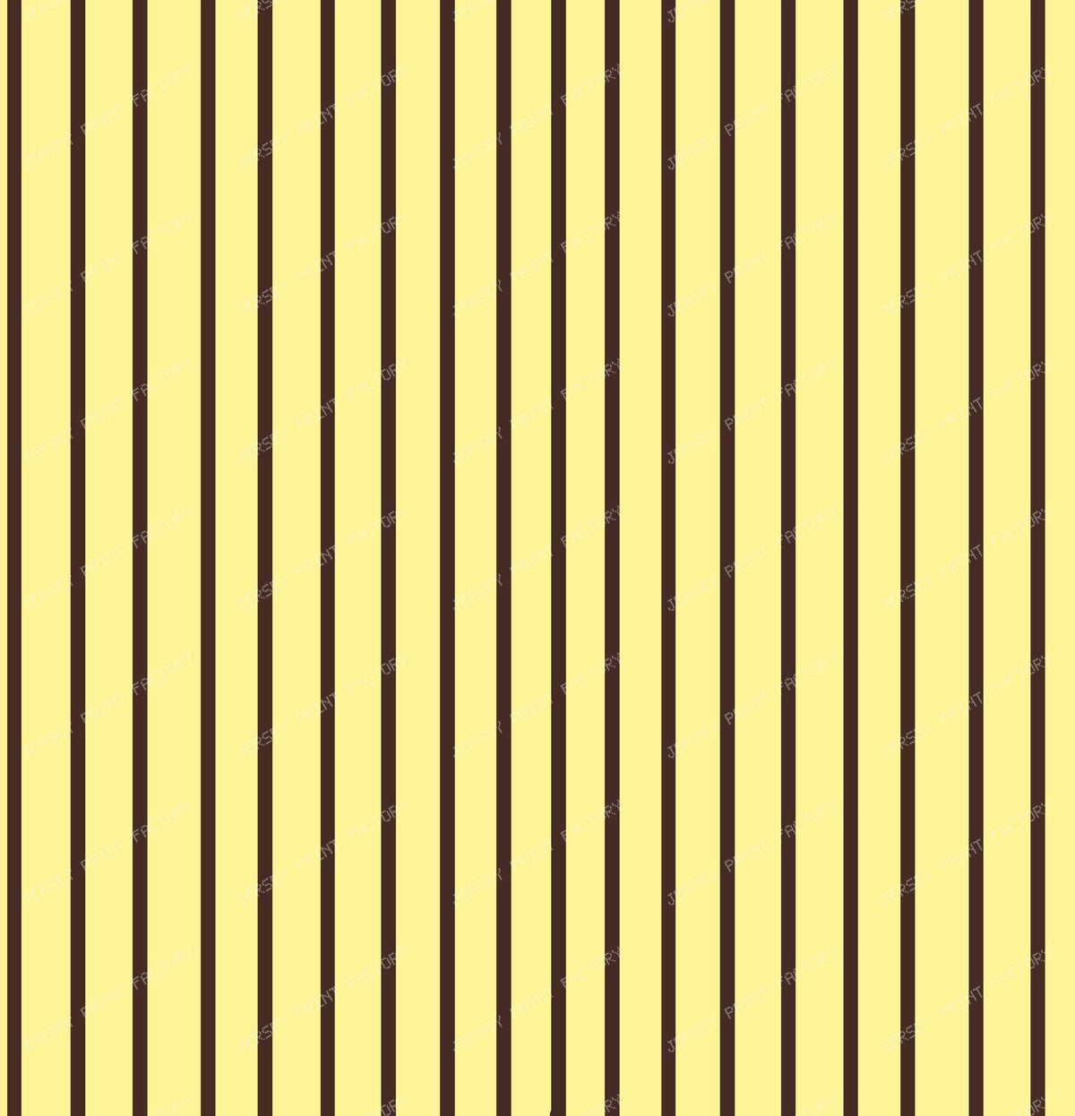 Brown Thin Stripes on Butter Yellow