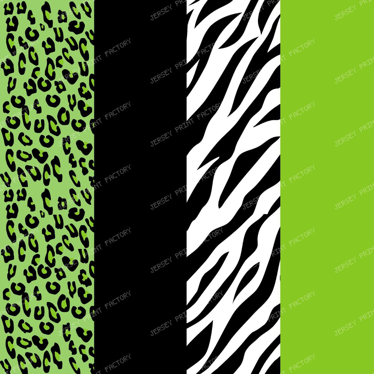 Leopard Print, Zebra Print, Animal Print, Green